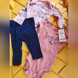 Carters 3 piece outfit size 3M